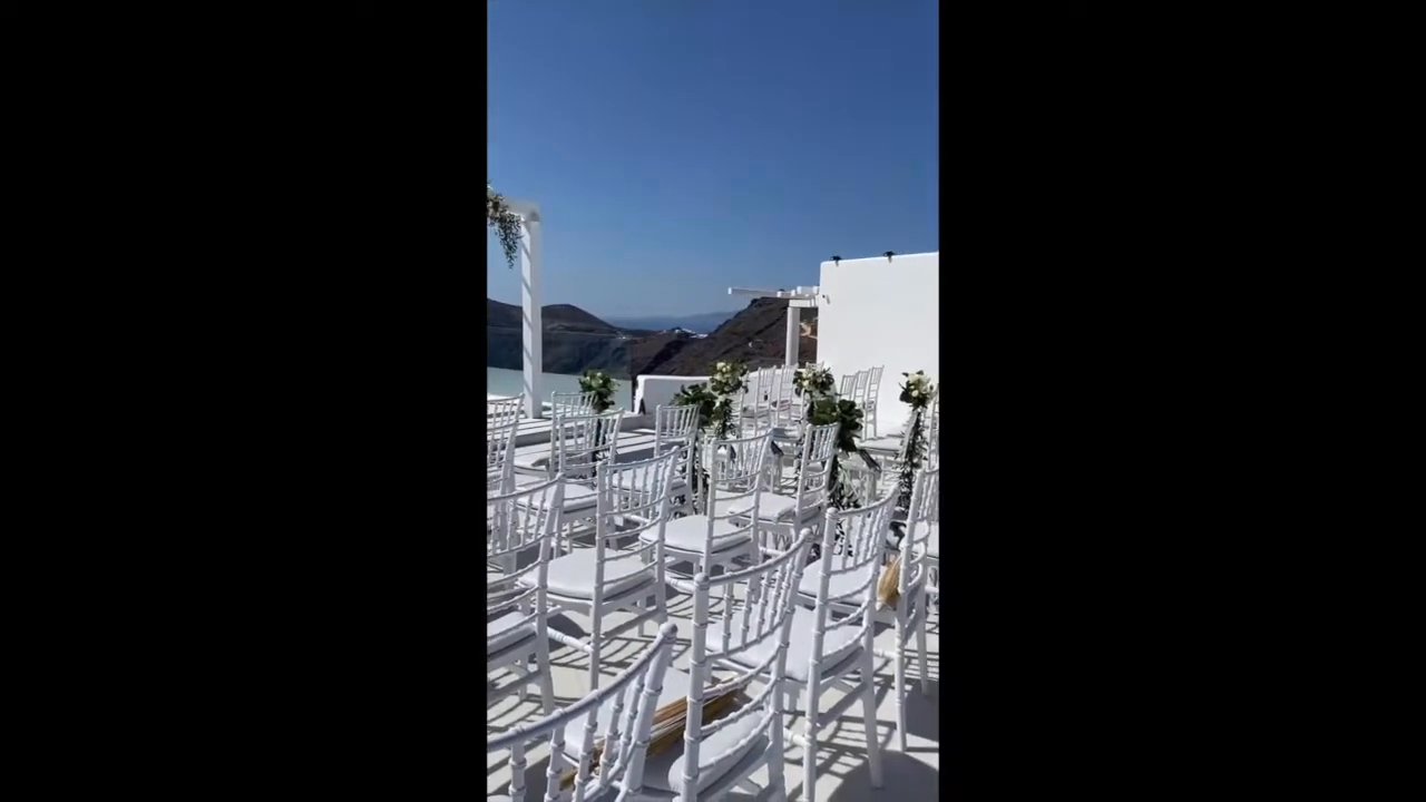 Wedding Music in Santorini - Aquarius Strings @ Rocabella - video