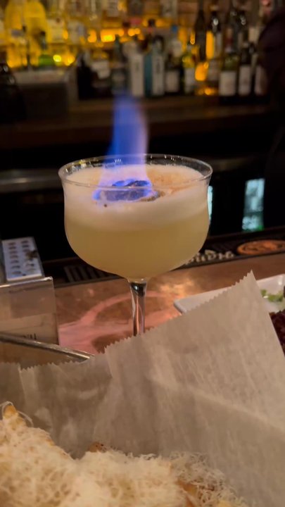 Simone on Sunset - Key lime Martini - Wine Bars Near Me - Houston, Texas