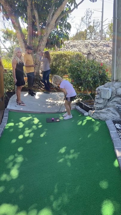 Congo River Golf - Even the kids make it look easy!   :-) - Mini Golf Near Me - Orlando, Florida