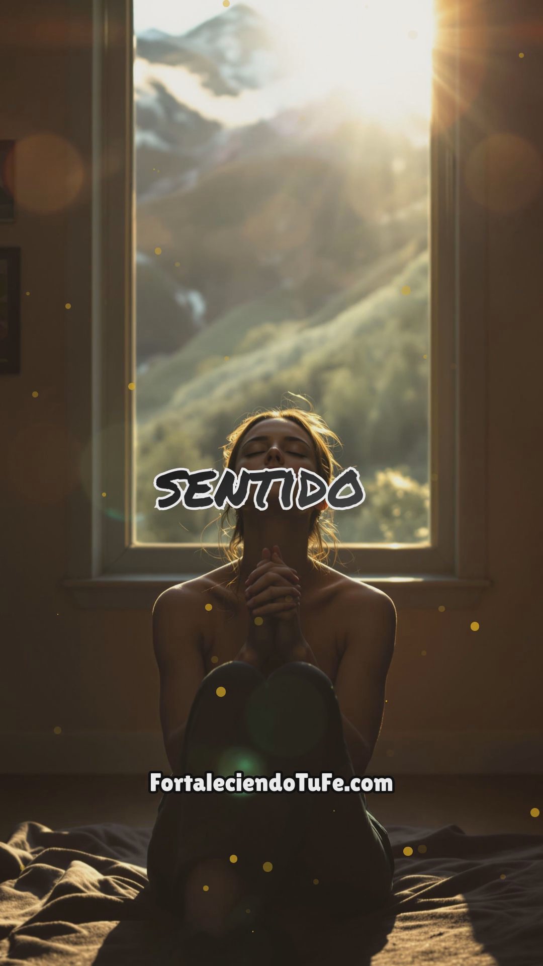 Buscando consuelo divino para aliviar el estrés físico o emocional