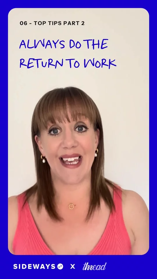 Return to work