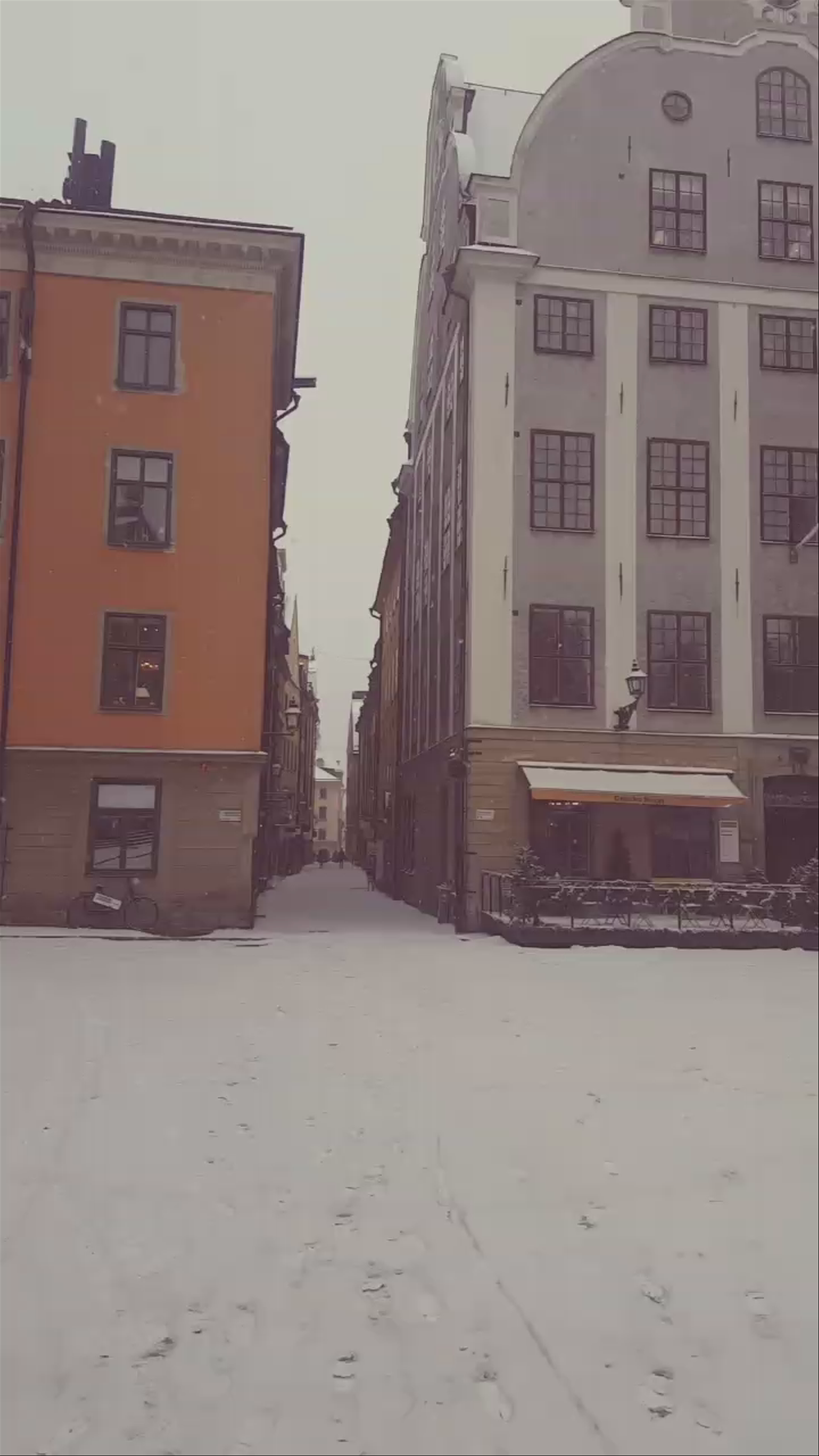 Winter Serenity in Gamla Stan, Stockholm
