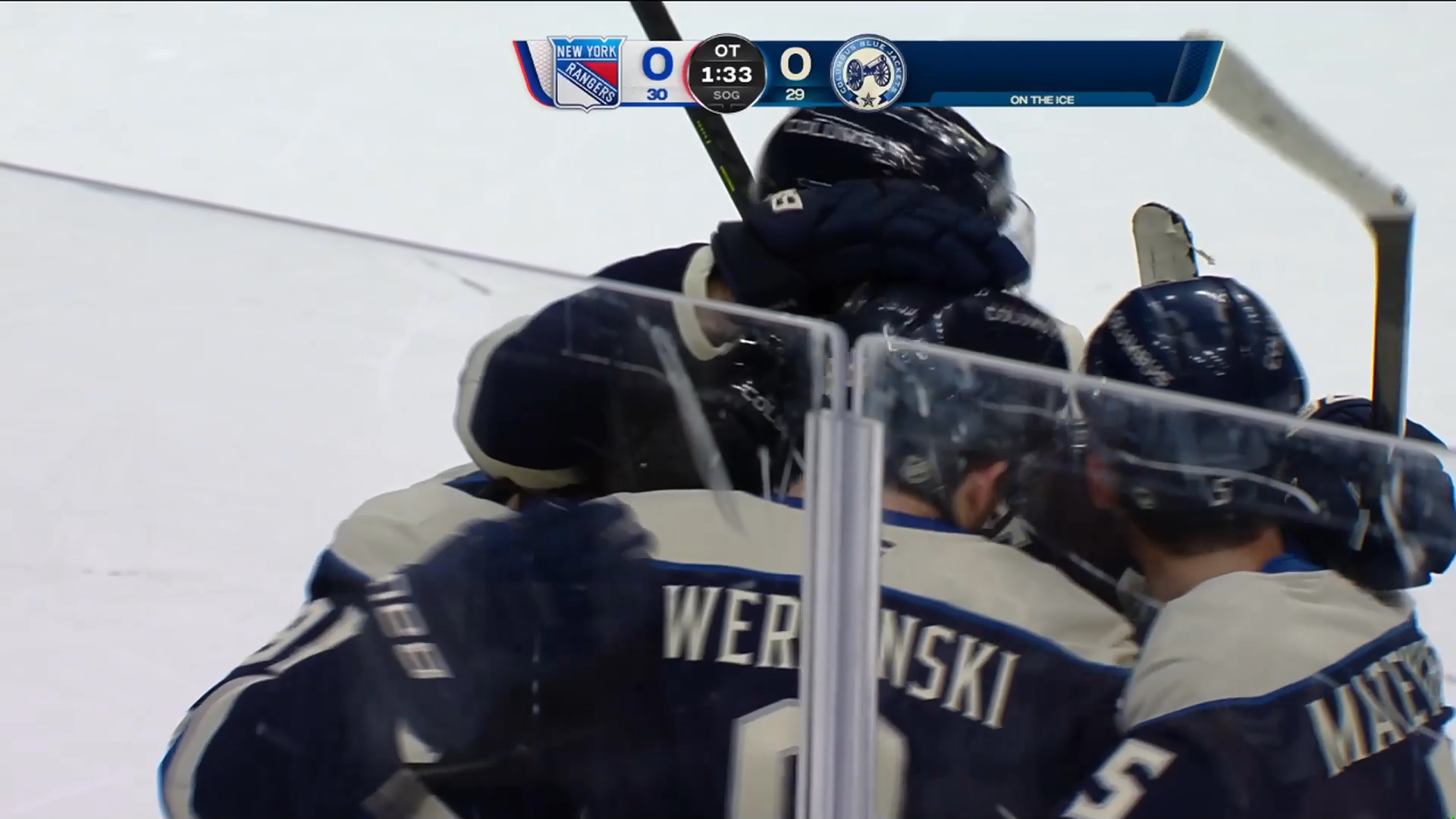 Kent Johnson’s OT One-Timer Lifts Blue Jackets Past Rangers · Oct. 17, 2026