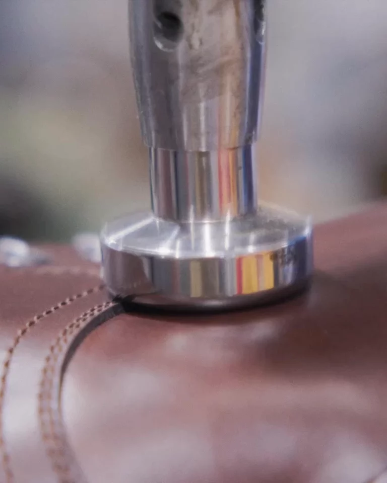 Video of closeups of boot construction