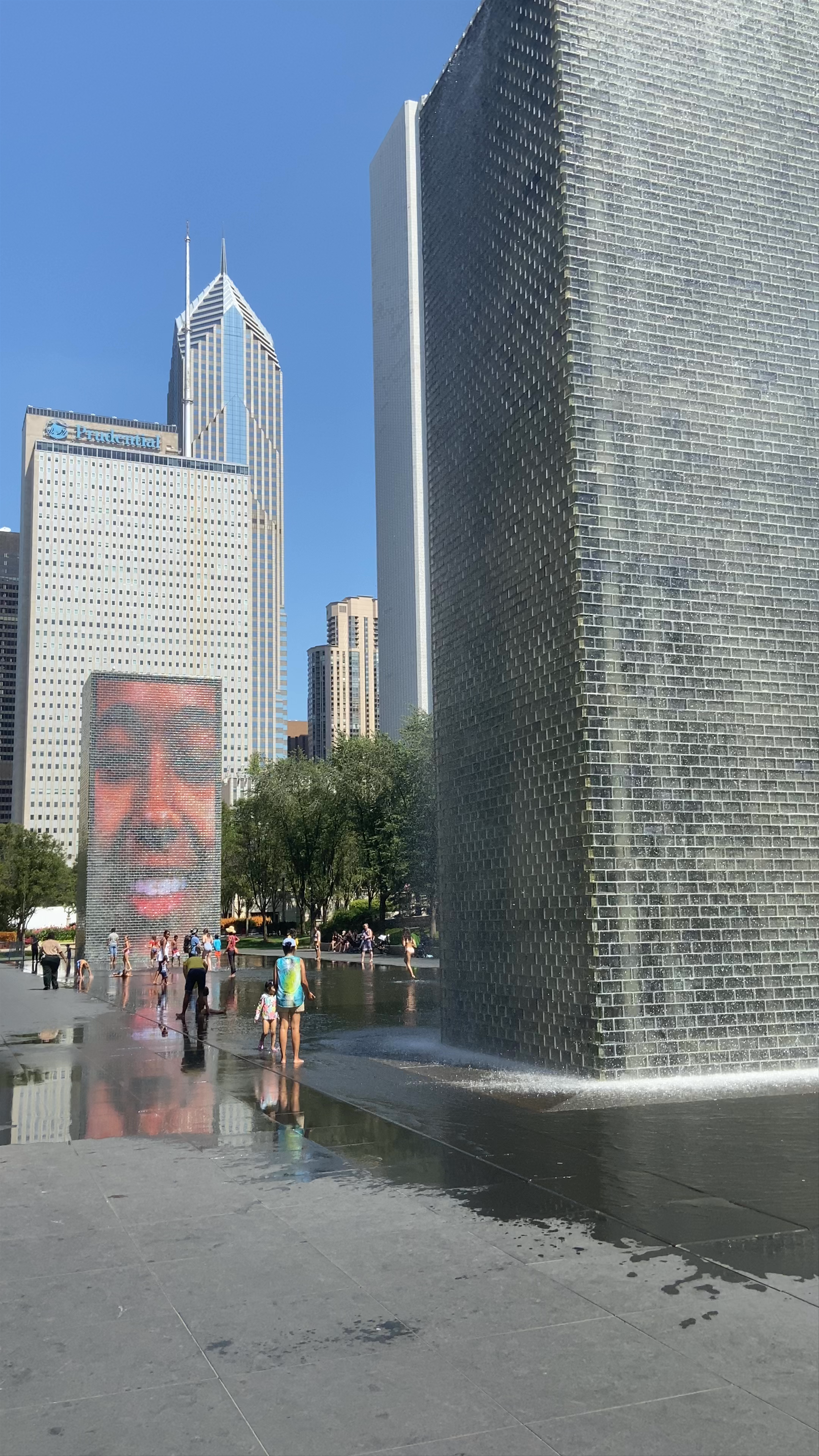 Crown Fountain: Interactive Water Art in Chicago's Millennium Park