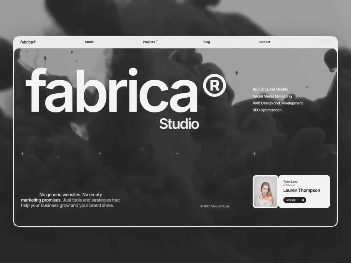 Fabrica template cover