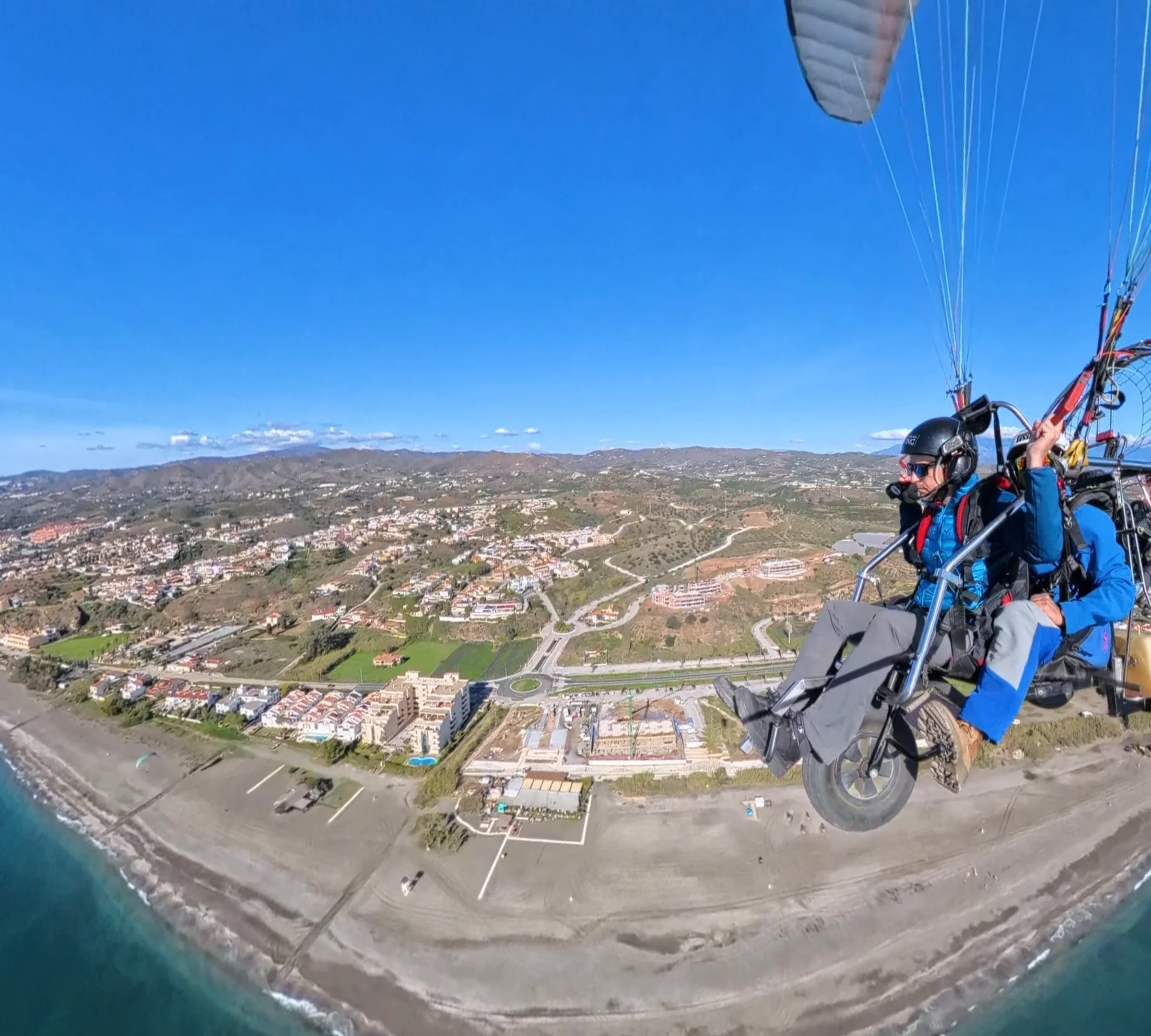 Paratrike training hero background — Malaga (desktop)