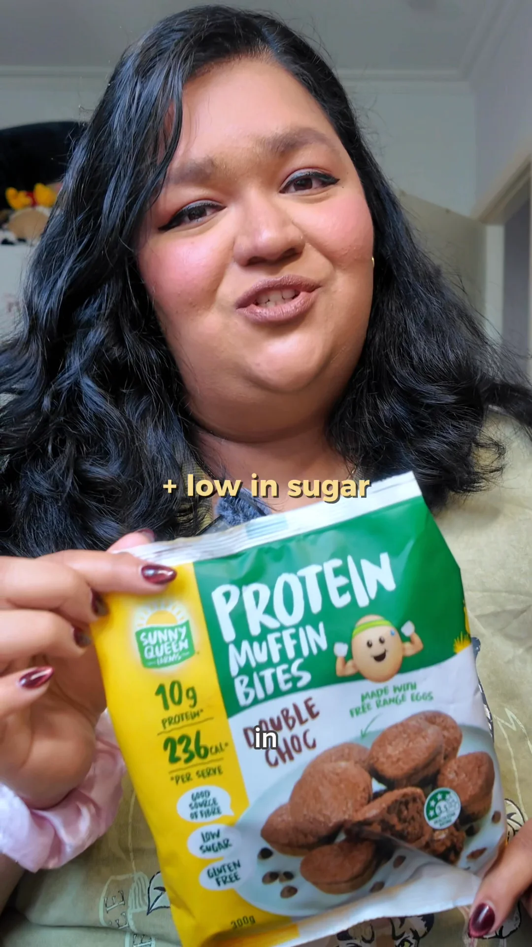 Sunny Queen Farm Double Chocolate Protein Muffins UGC video
