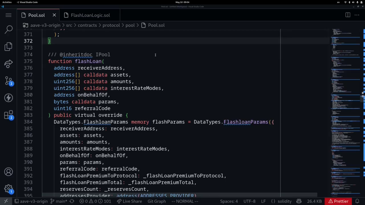 Video: Contract Architecture - Flash Loan - Aave V3 Protocol Development