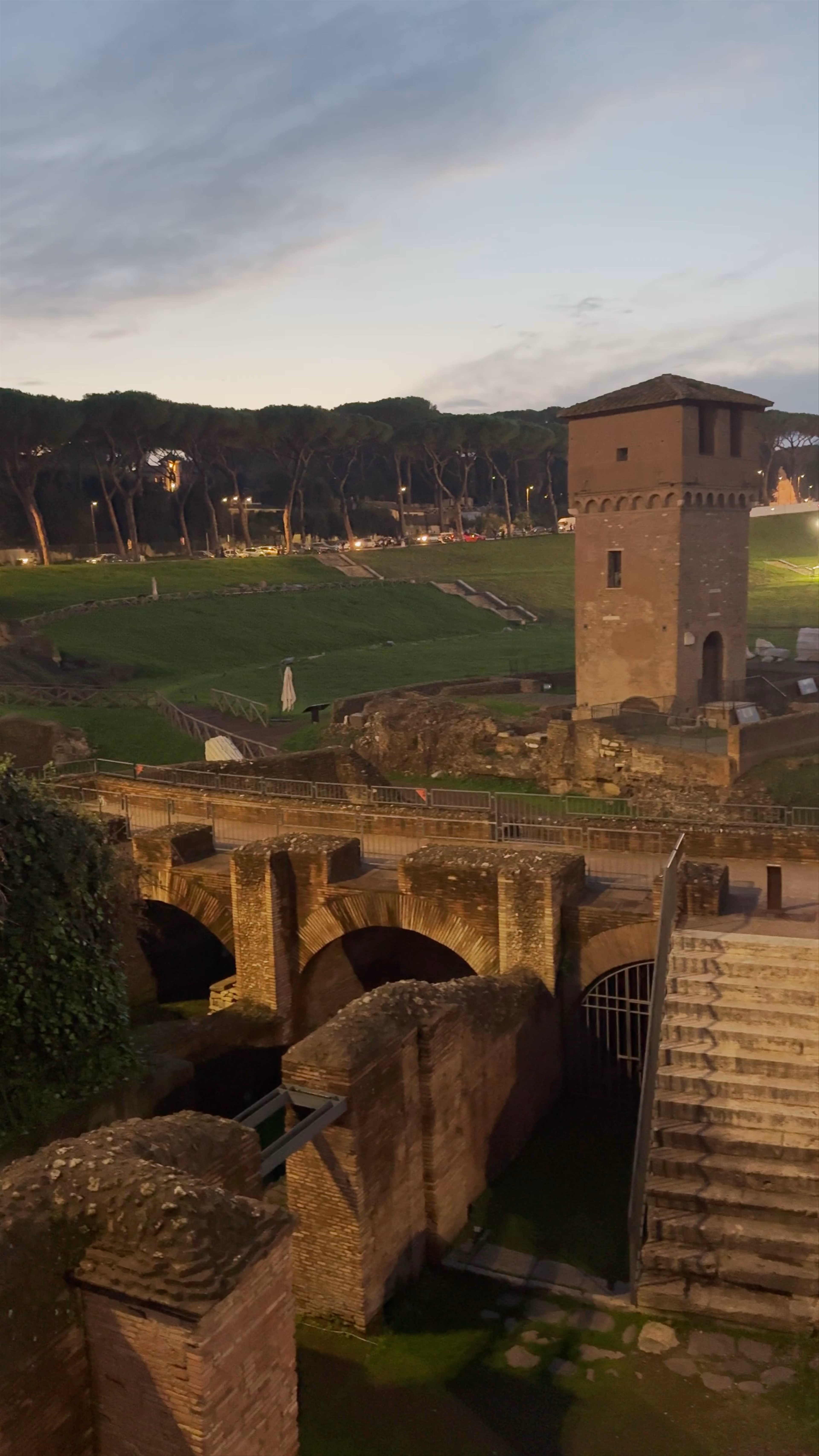 Twilight Stroll at Circo Massimo, Rome