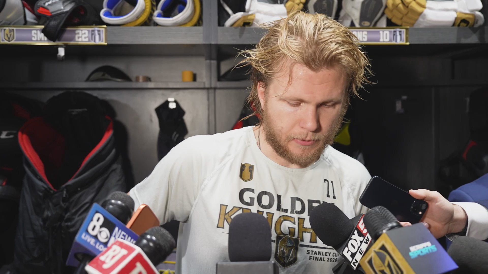 William Karlsson on the Stanley Cup Final Ahead of Game 5 · Jun. 9, 2026