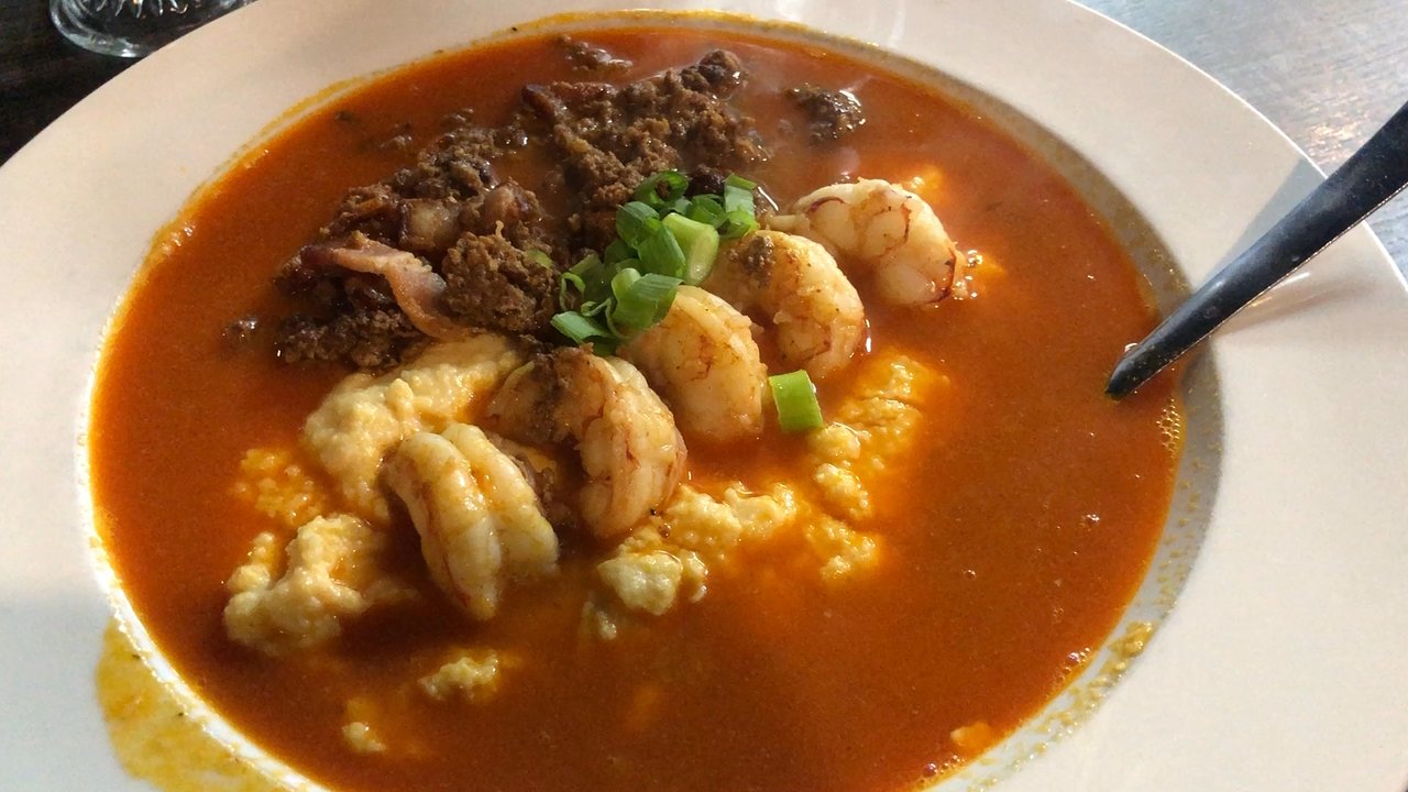 Dirty Oscar's Annex - Shrimp and Grits - super soupy with not much flavor or cheese. I added a ton of hot sauce to help, hope it was just an off day..? - Pubs Near Me - Tacoma, Washington