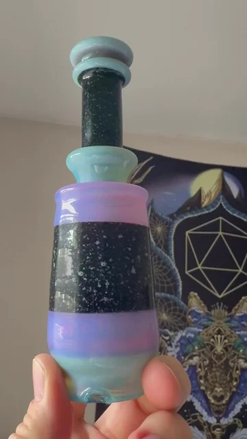 Preview pic of 2 hole manchild peak top for puffco peak + bubble cap