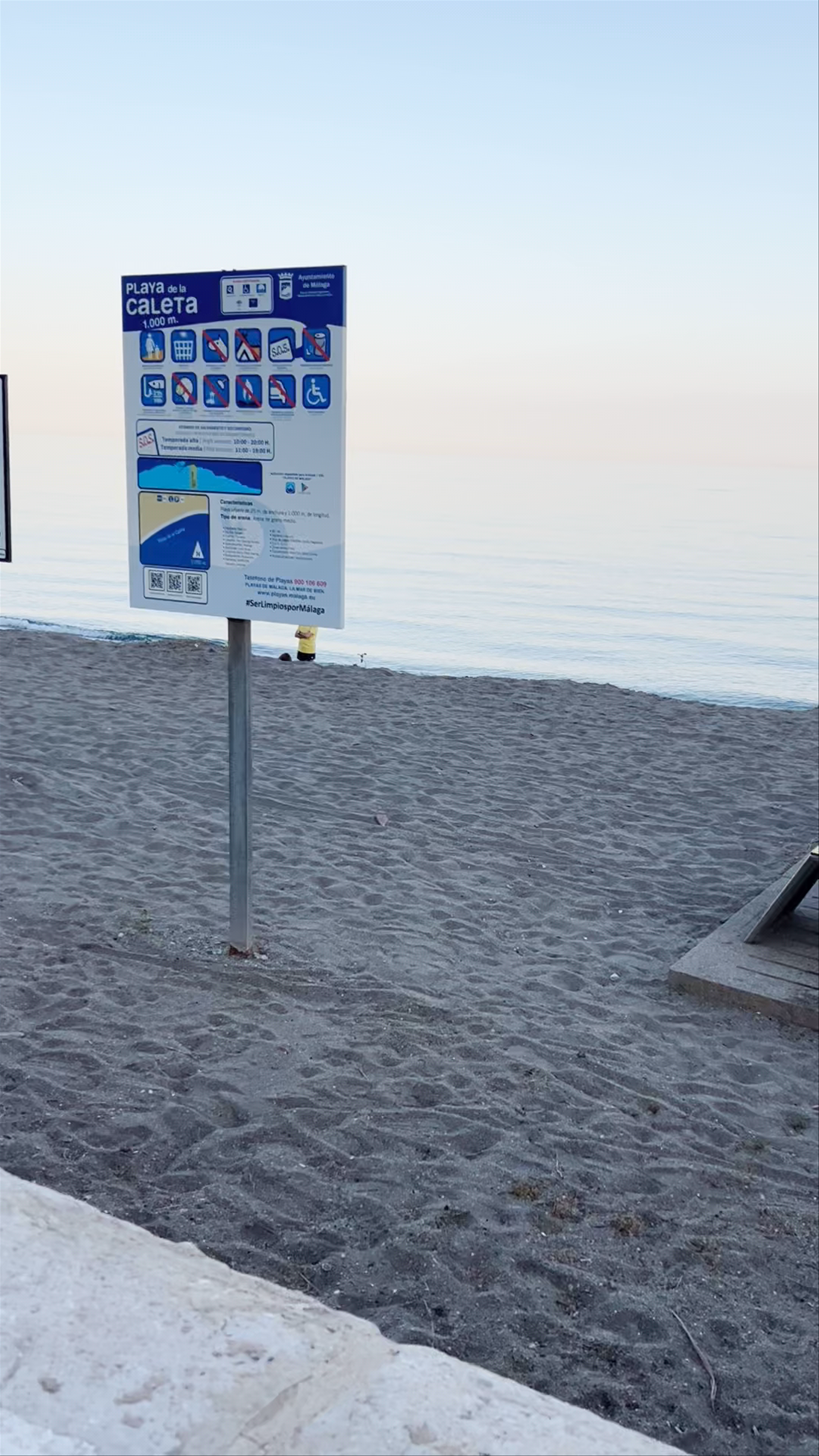 Playa La Caleta: Serene Beach Escape in Málaga, Spain