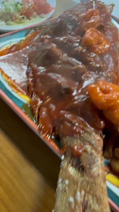 Mariscos La Pirraya - Delicious red snapper, ordered it spicy - Seafood Near Me - Schaumburg, Illinois