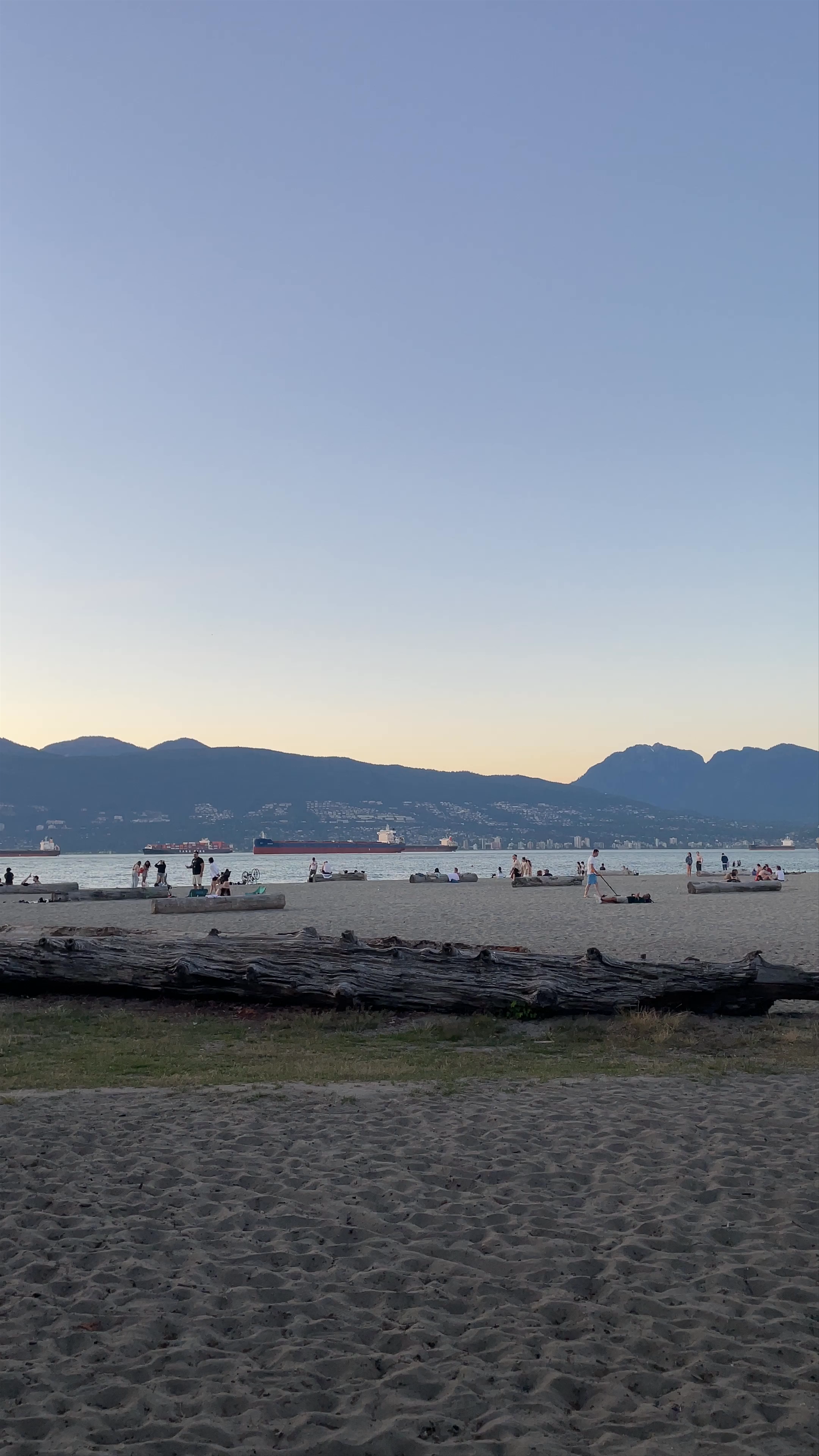 Evening Serenity at Kitsilano Beach, Vancouver