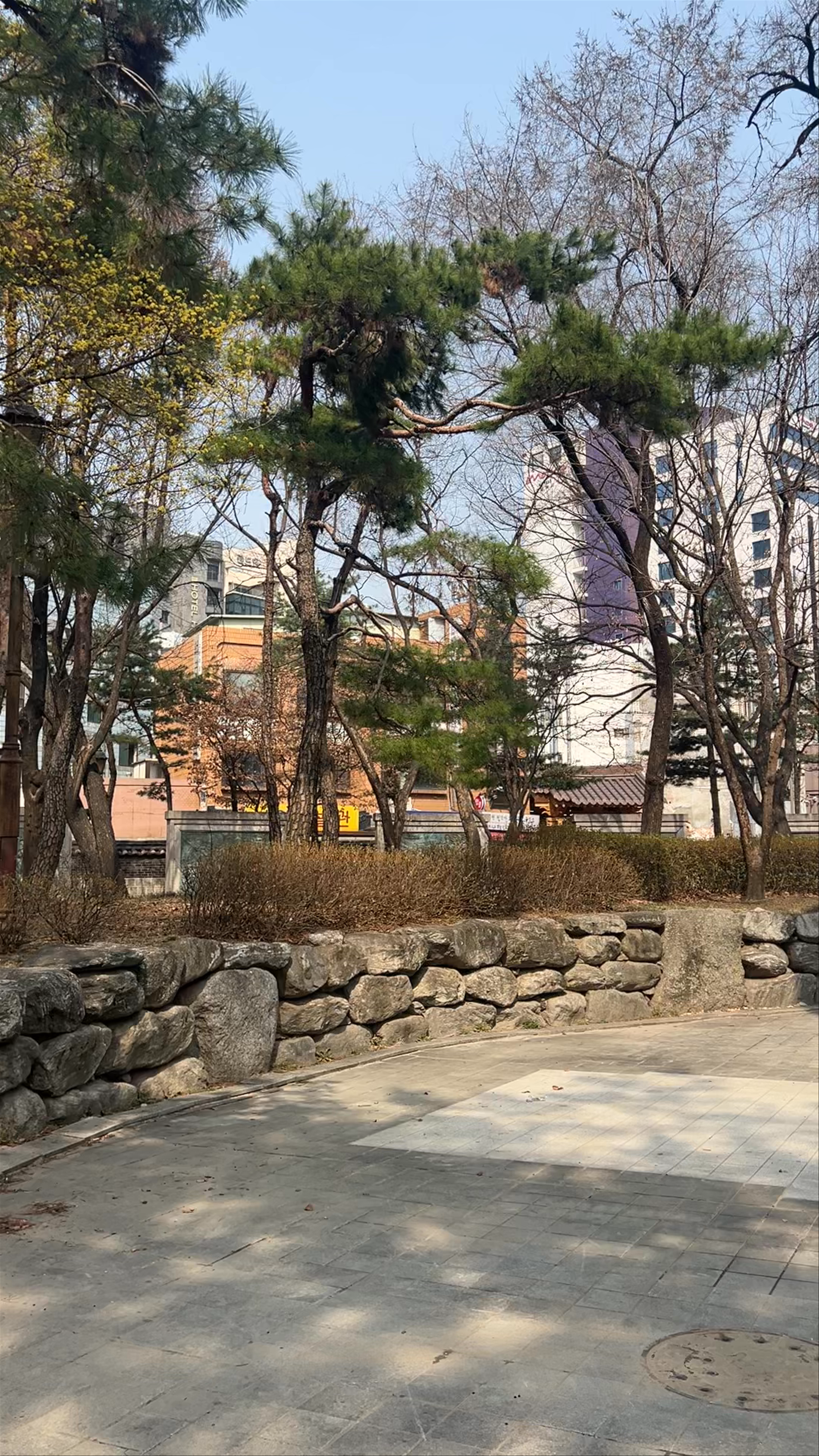Ten-story Stone Pagoda of Wongaksa Temple Site in Seoul