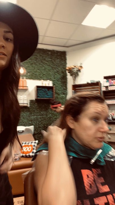 Hairful Studio - Our Color Artist Amanda At Work! - Hair Salons Near Me - Boca Raton, Florida