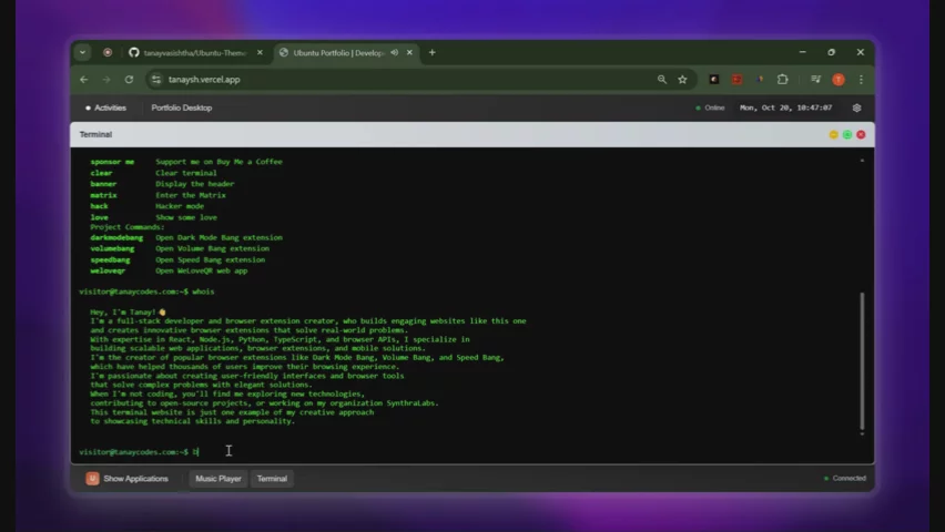 Ubuntu Theme Portfolio image 1