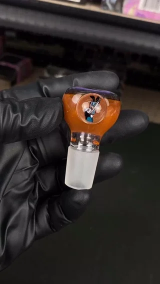 Preview pic of 18mm Single Hole Bowl Slide by Keys Glass