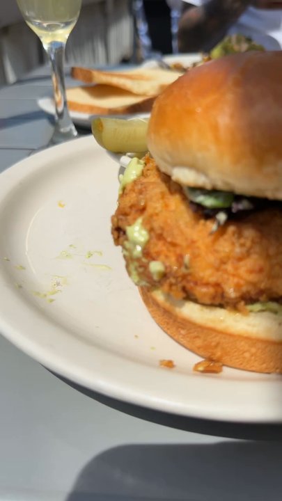 Breakfast House - Fried chicken sandwich and CHILAQUILES - Breakfast & Brunch Near Me - Chicago, Illinois