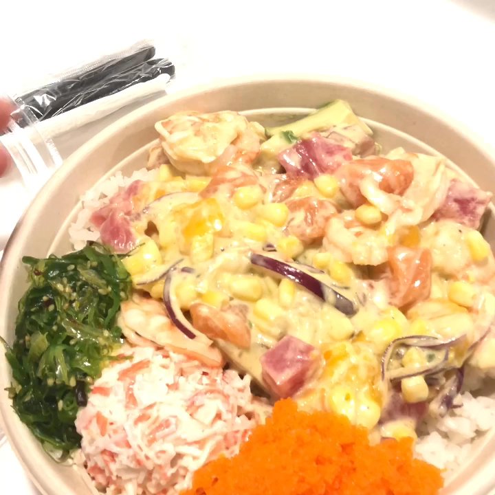 Poke88 - 4. Rainbow Beach Bowl it's so delicious and fresh. my personal preference is to substitute the wasabi sauce for the spicy mayo - Hawaiian Near Me - Miami, Florida