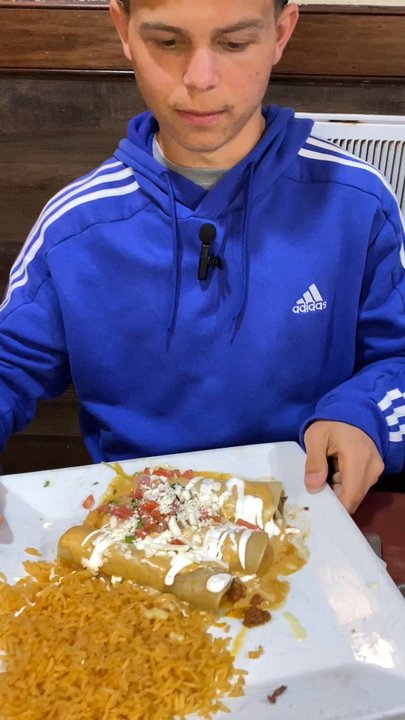 Plaza Azteca - Me about to demolish this enchiladas chipotle - Mexican Near Me - Kill Devil Hills, North Carolina