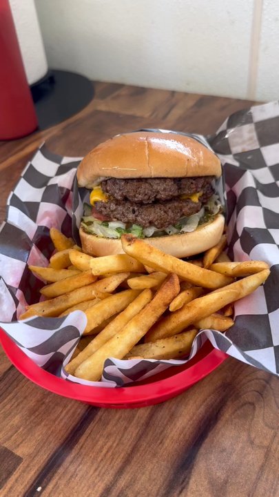 Morris Neal - Double Double Meat Cheeseburger - Burgers Near Me - Cleburne, Texas