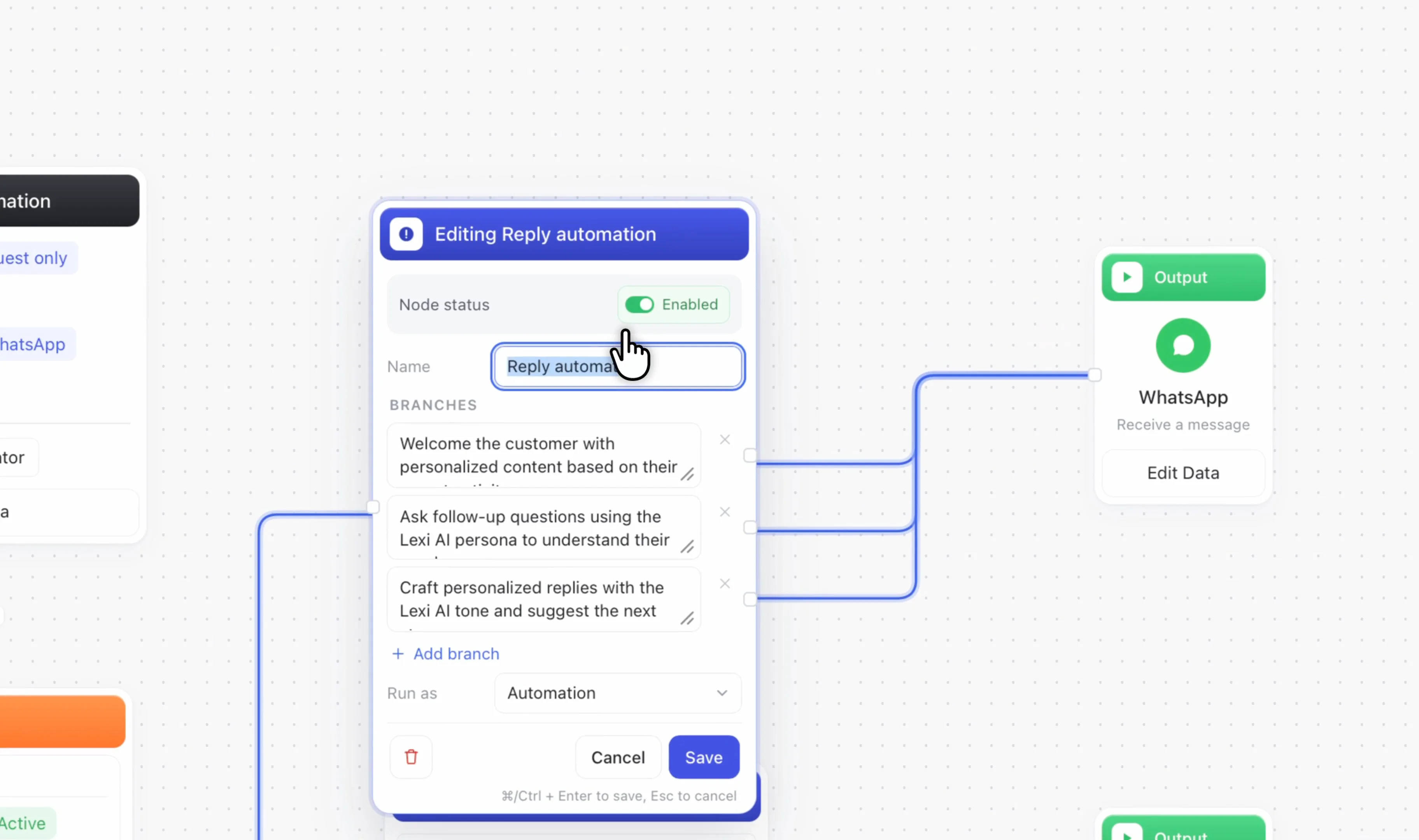 Connect Automation Workflow