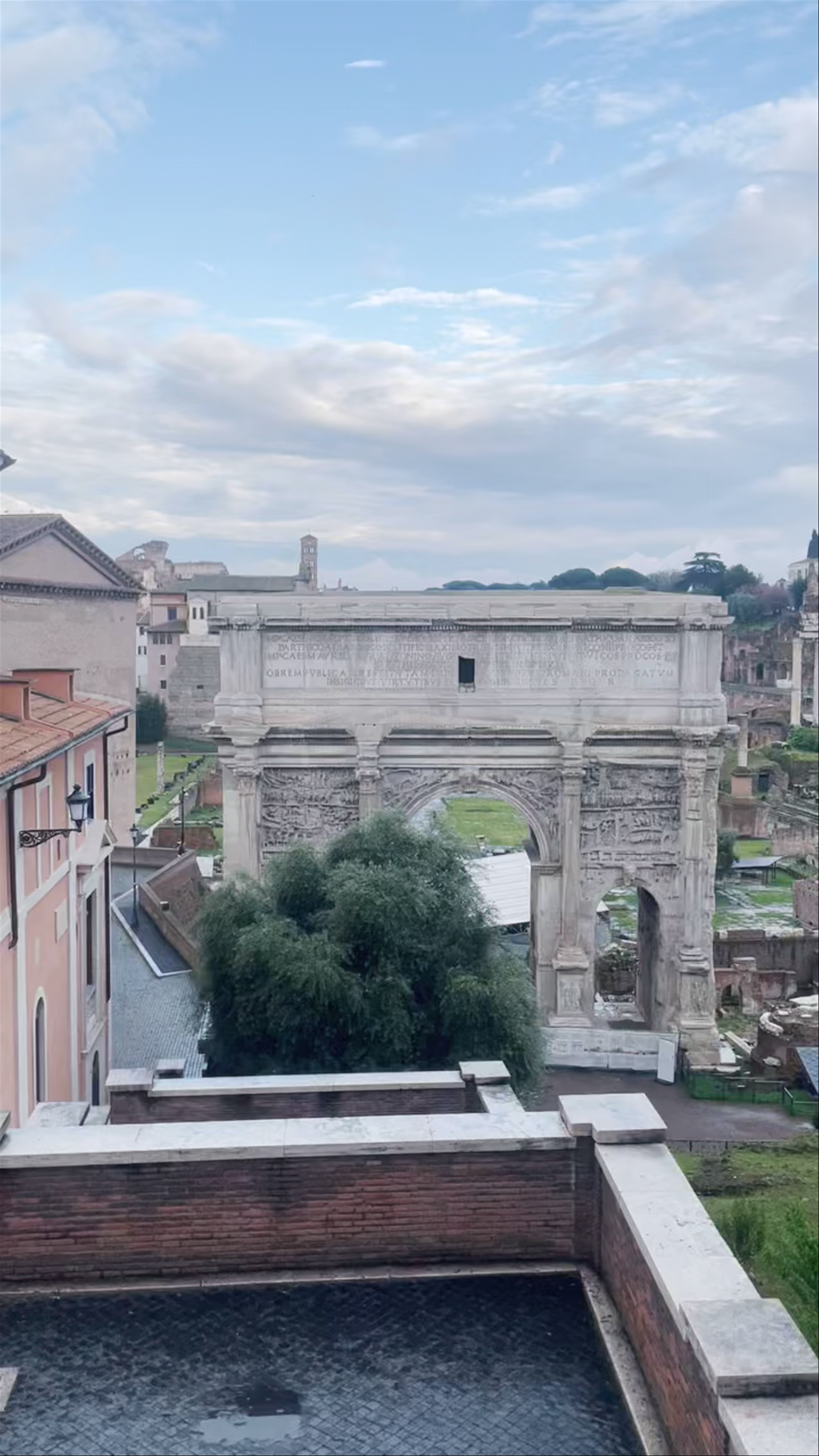 Sunset Views at the Forum Romanum, Rome