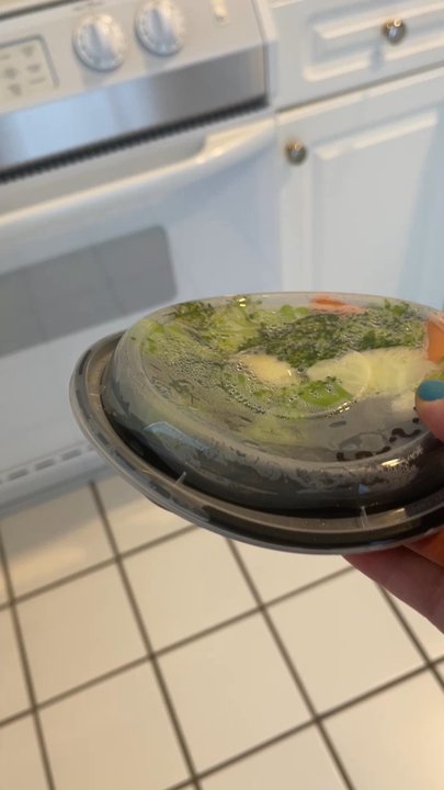 Burky's Grill - Melted veggie container, couldn't eat - Burgers Near Me - Myrtle Beach, South Carolina