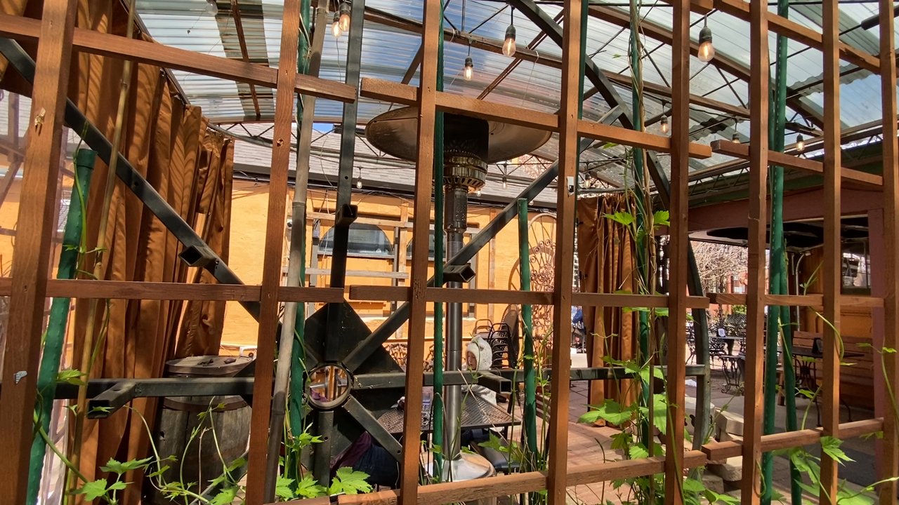 Kaos Pizzeria - Back patio - Pizza Near Me - Denver, Colorado