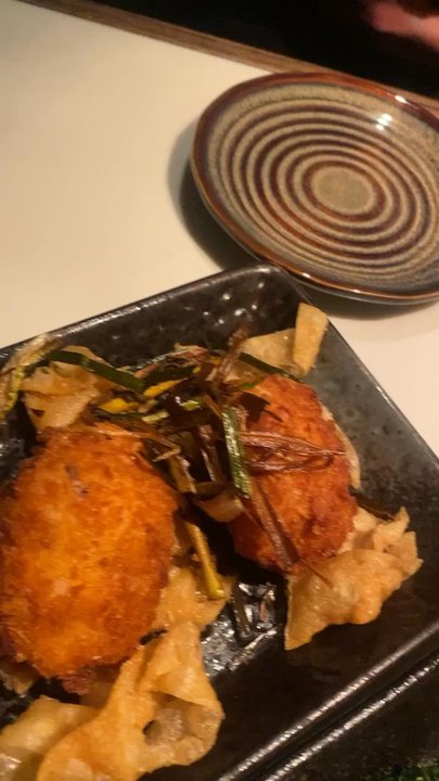 Dinner - Crab and fish balls, wagu dumpling, and egg rolls - Wok Near Me - Oslo, 03