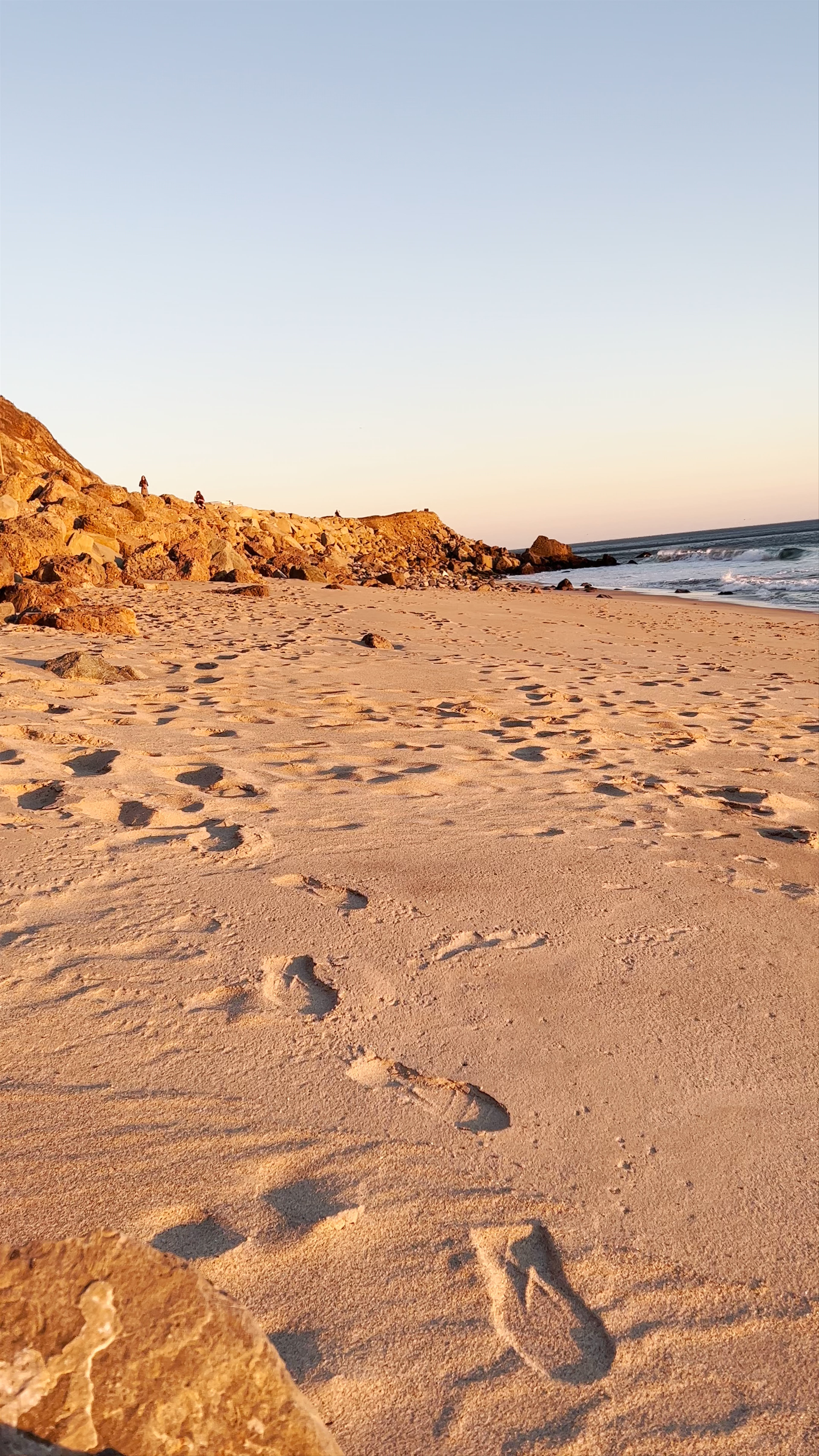 Sunset Serenity at Mugu Rock Beach, California