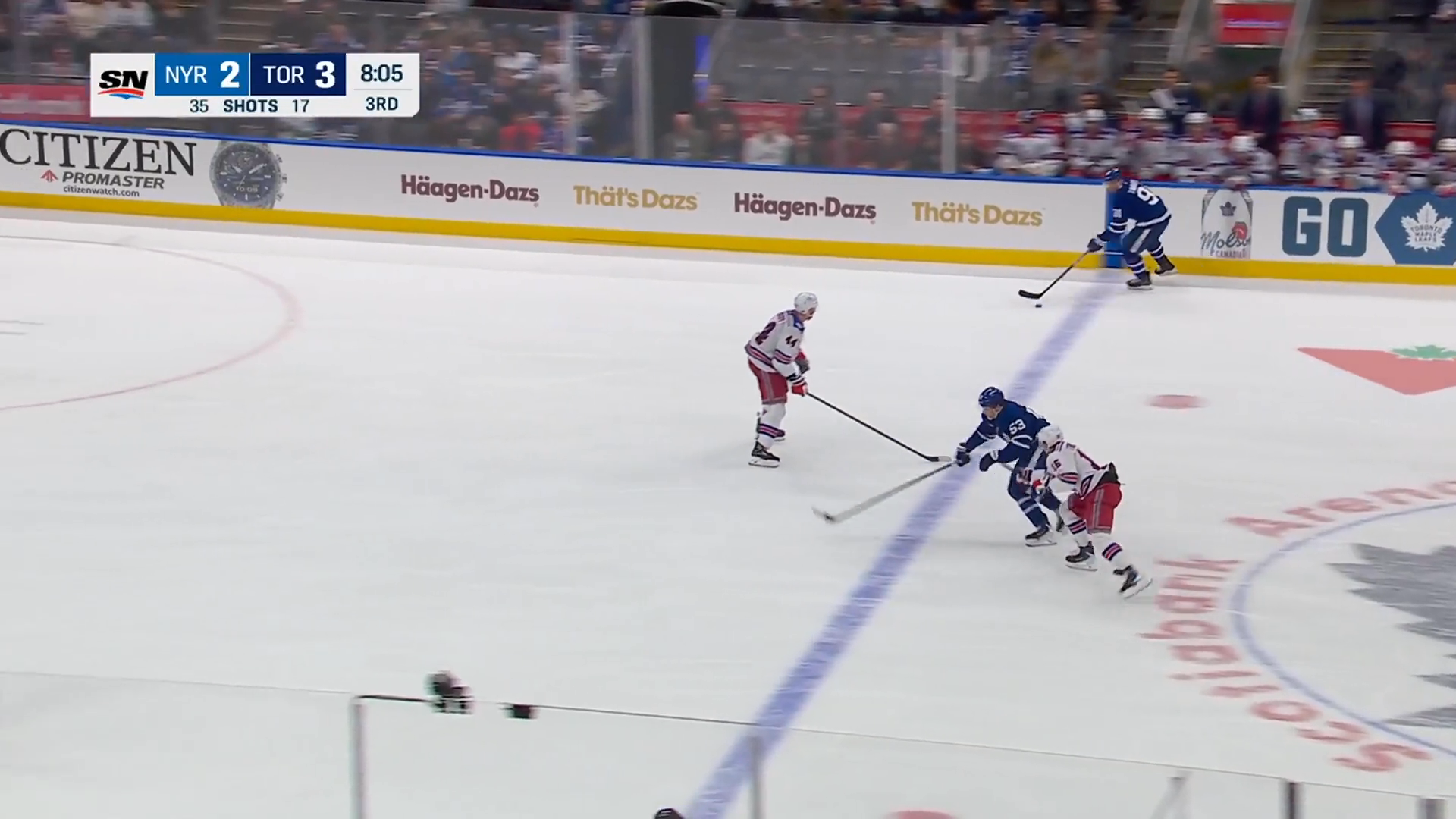 Tavares restores the two-goal lead with a slick individual effort · Mar 25, 2026