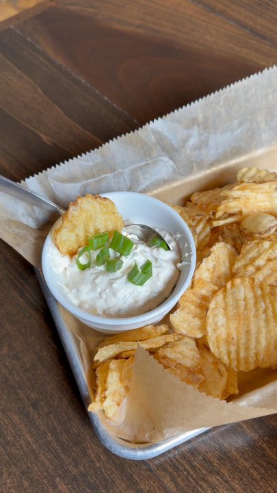 SpeakEZ Lounge - Onion dip & chips for the Detroit Tigers home opener party - Lounges Near Me - Grand Rapids, Michigan
