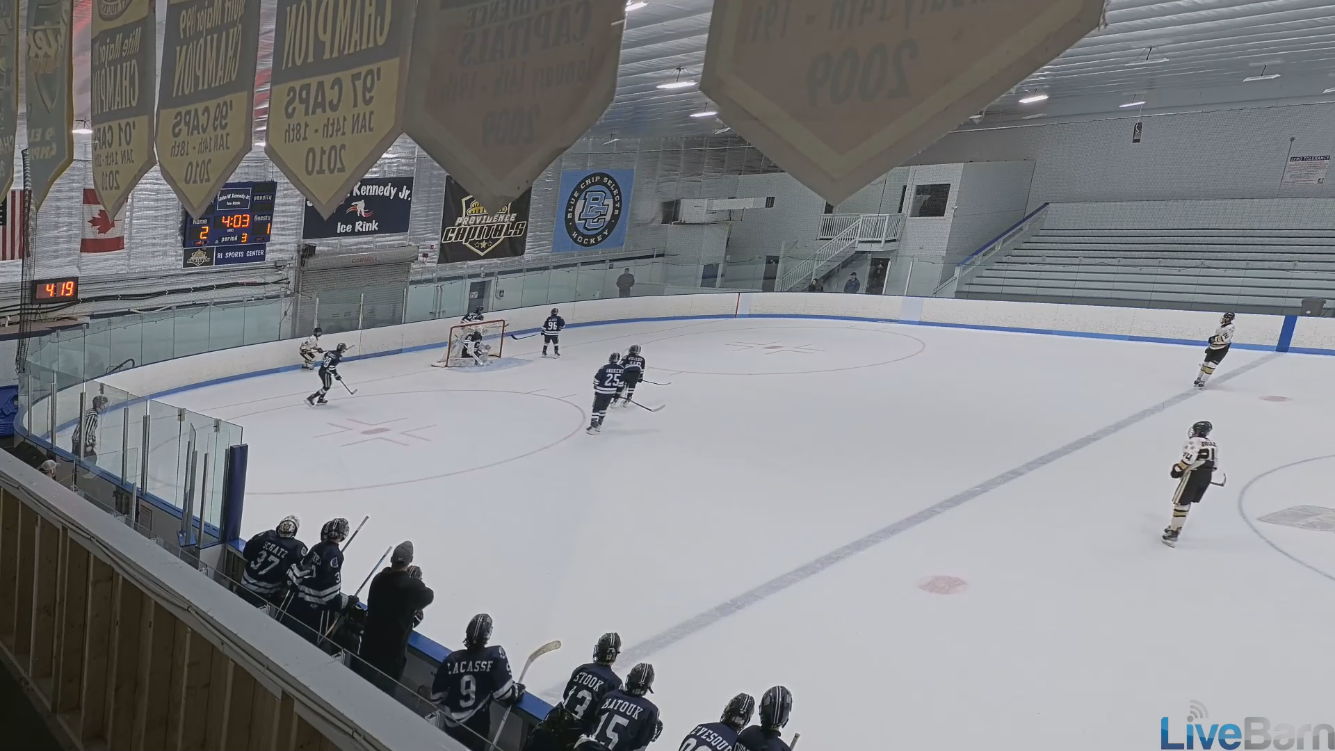 Adam Harris' Spectacular Spinning Goal | Providence Capitals 14U AAA