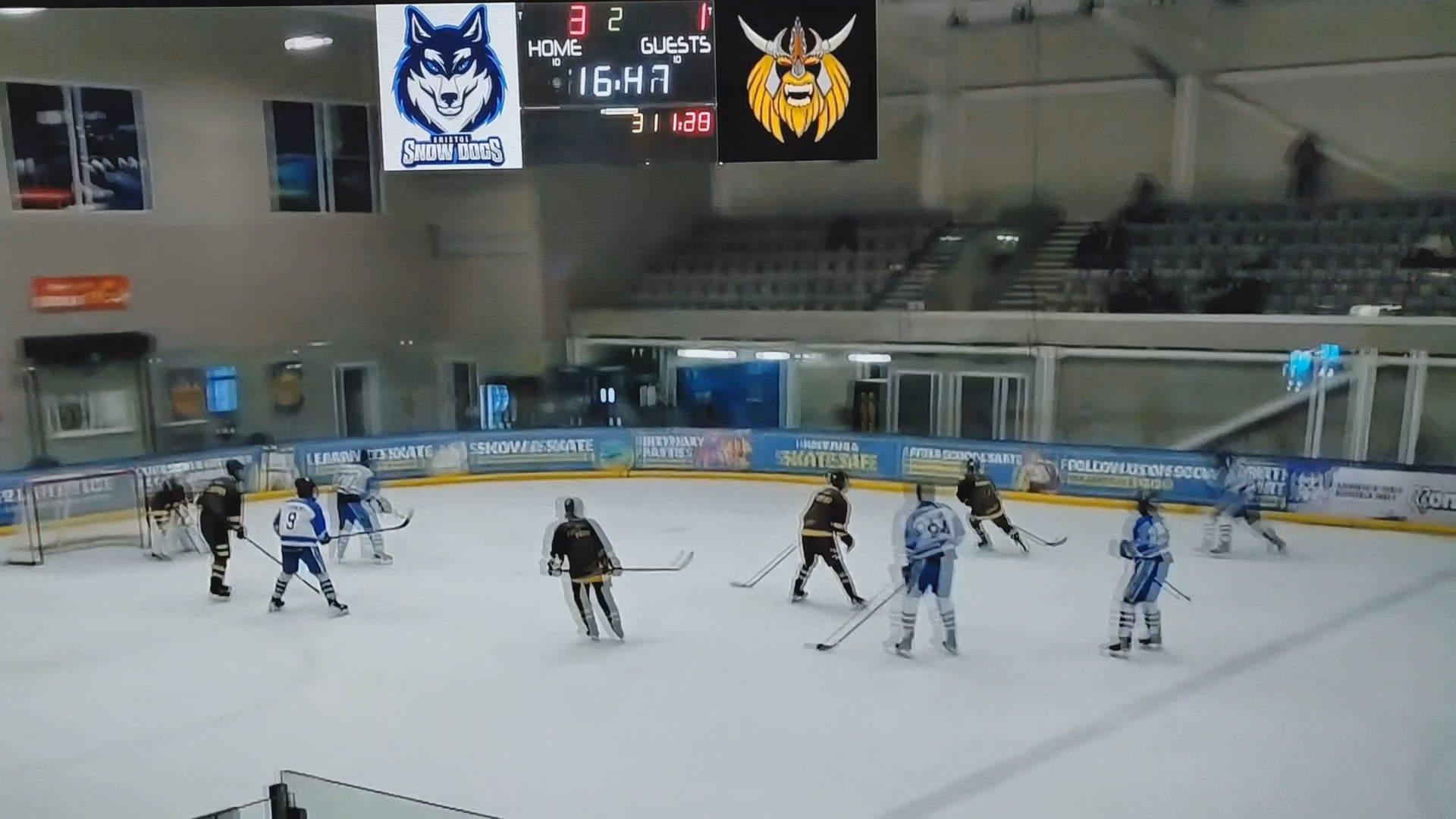 Nathan Bellows' Scorching Blue Line  Slap Shot for Bristol Snow Dogs U19