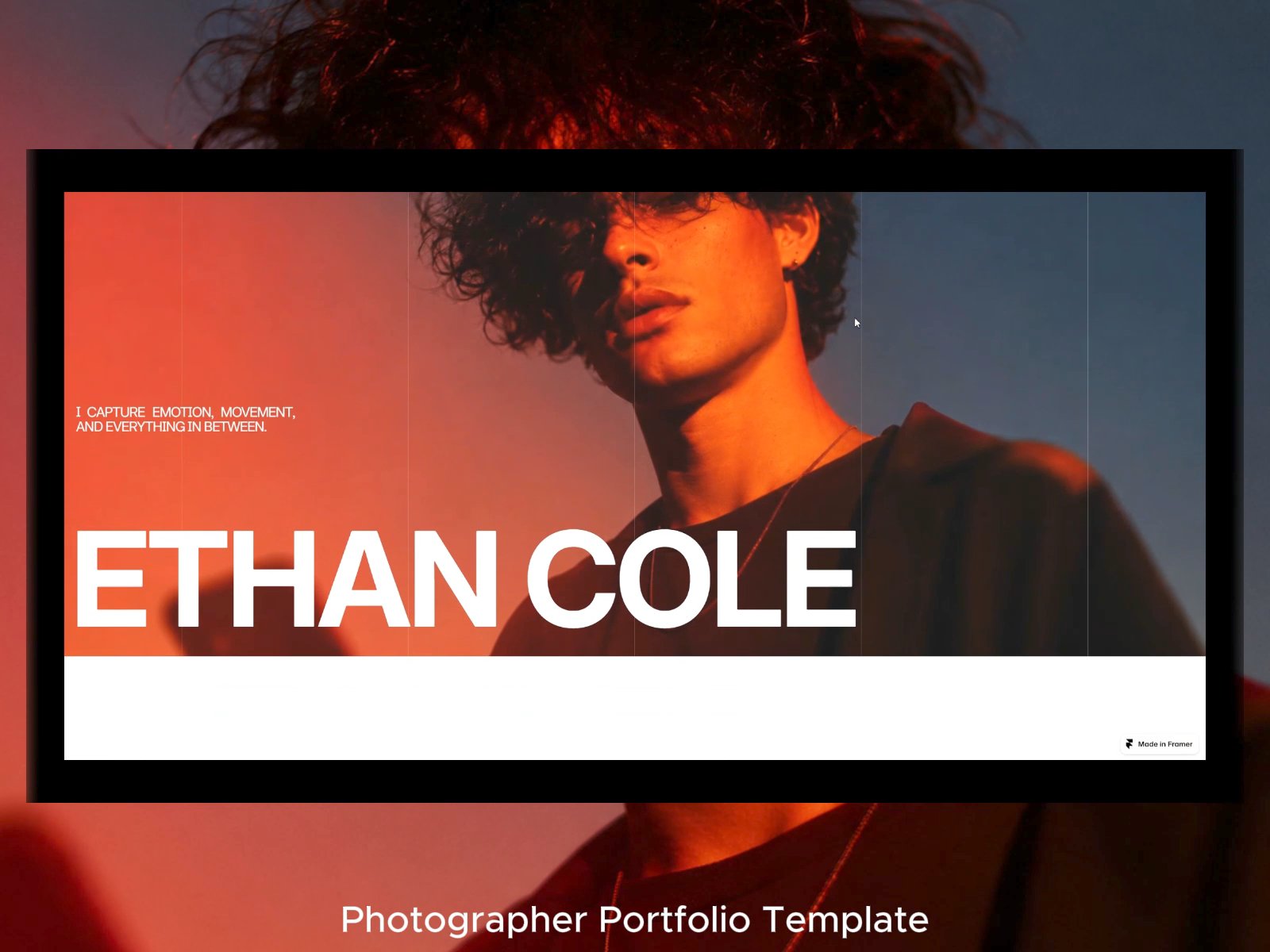 Photograph — Free Photography Portfolio Template