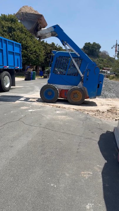 Sunny Builders Group - Throwing away dirt from the hill. They did 10 dump truck full of dirt. - Landscaping Near Me - San Diego, California
