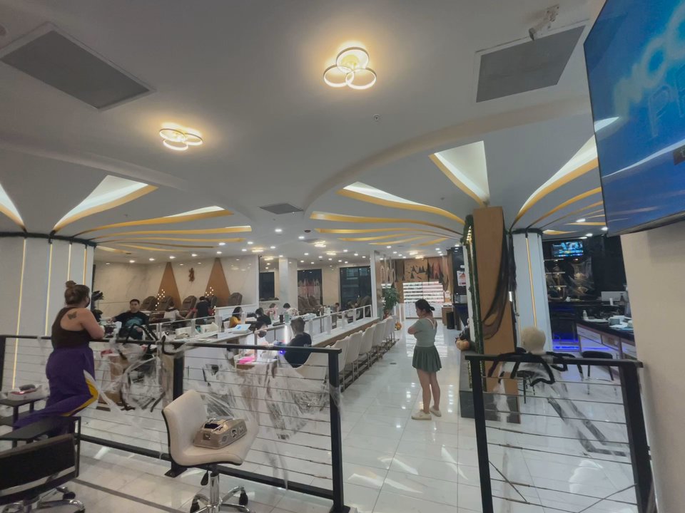 High Five Nail Bar - View From Chair - Nail Salons Near Me - Dallas, Texas