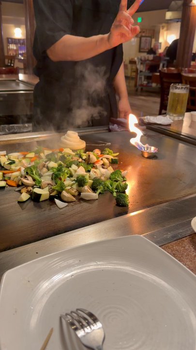 Fuji - Onion volcano! - Teppanyaki Near Me - Lynnwood, Washington