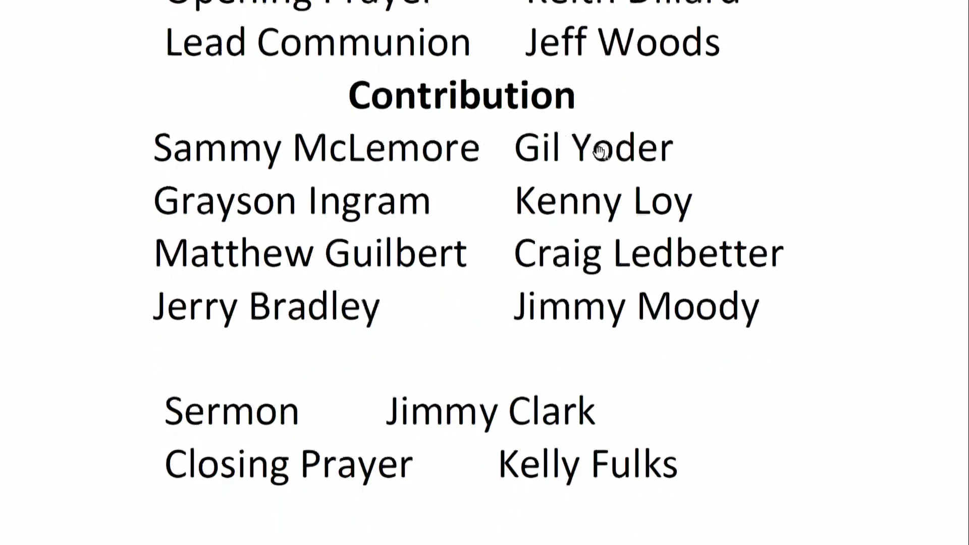 Bethel Service, September 24, 2025