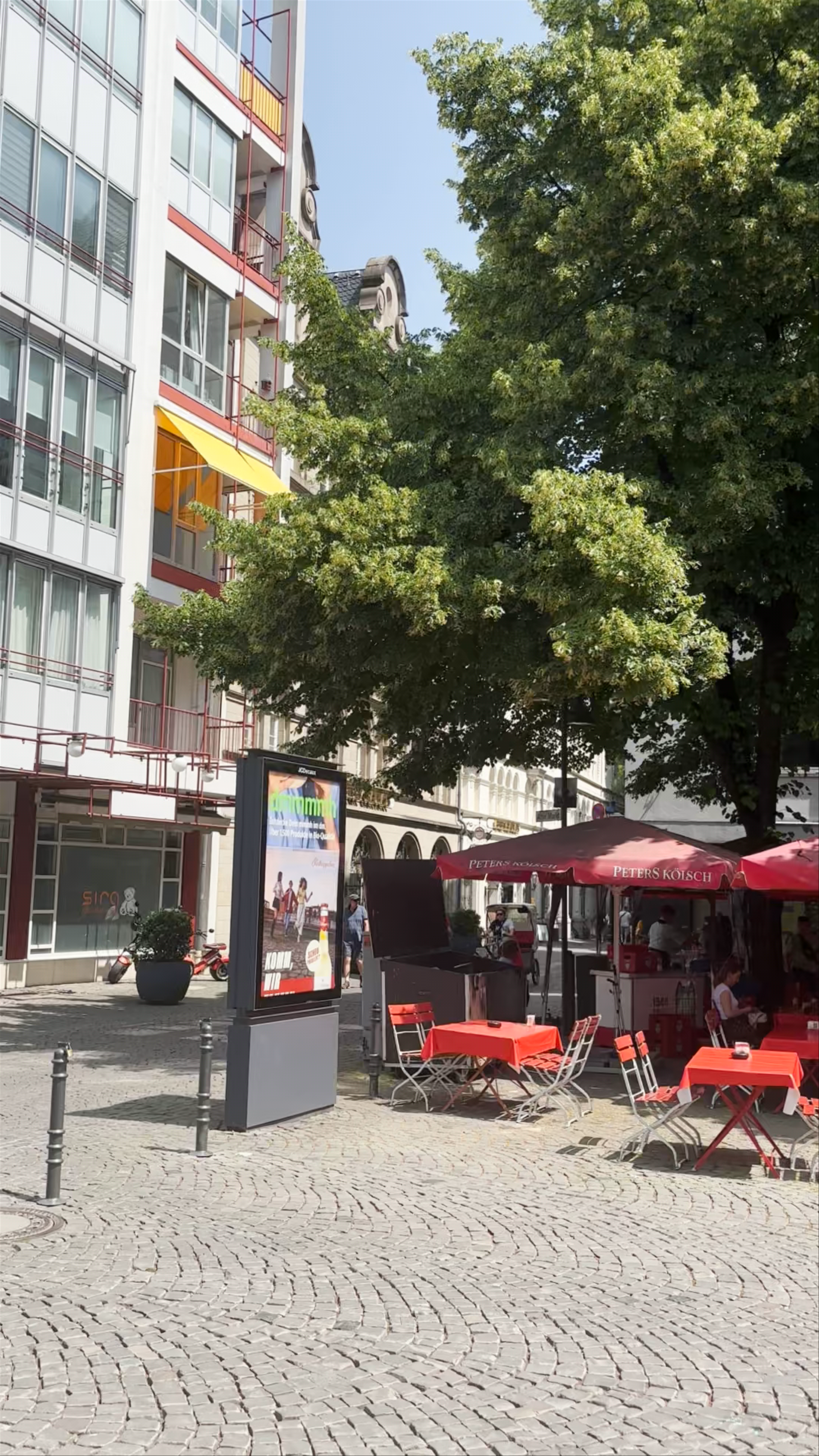 Vibrant Summer Days at Fischmarkt, Cologne, Germany