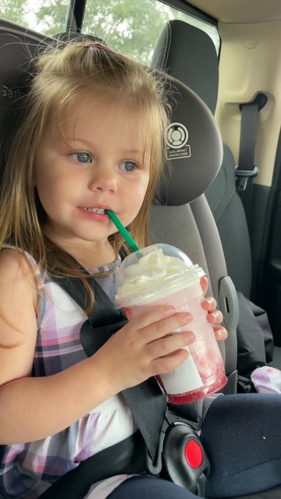 Starbucks - Trying put her special drink - Coffee & Tea Near Me - Bradenton, Florida