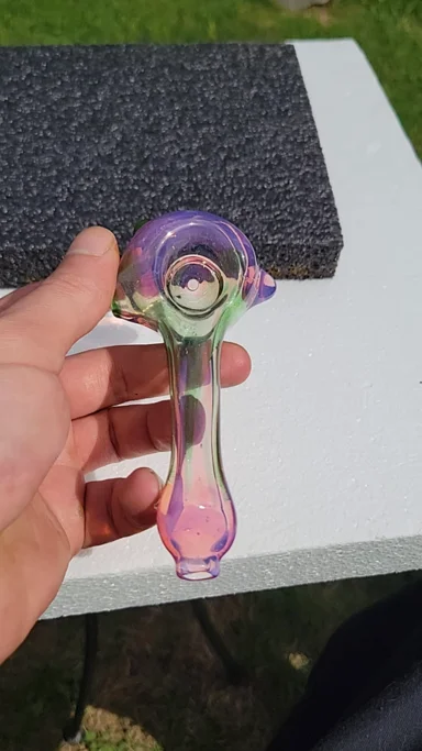Preview pic of Karmaline and green stardust color drip spoon