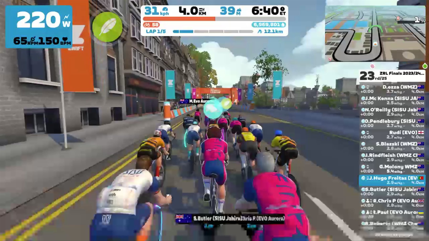 Zwift - Race: ZRL Finals 2023/24 - Open OCEANIA Division 1 - Cup Final (Part2) (C) on Glasgow Reverse in Scotland