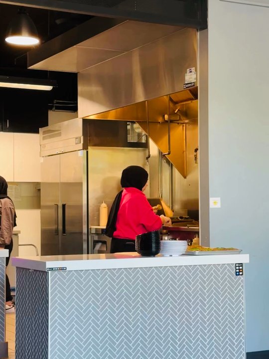 Fork Forty - Falafel making - Food Court Near Me - Salem, Oregon