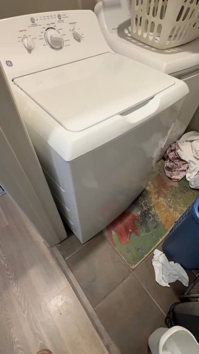 The Bricoe River Oaks - How far the washer moves, "fixed" multiple times - Apartments Near Me - Houston, Texas