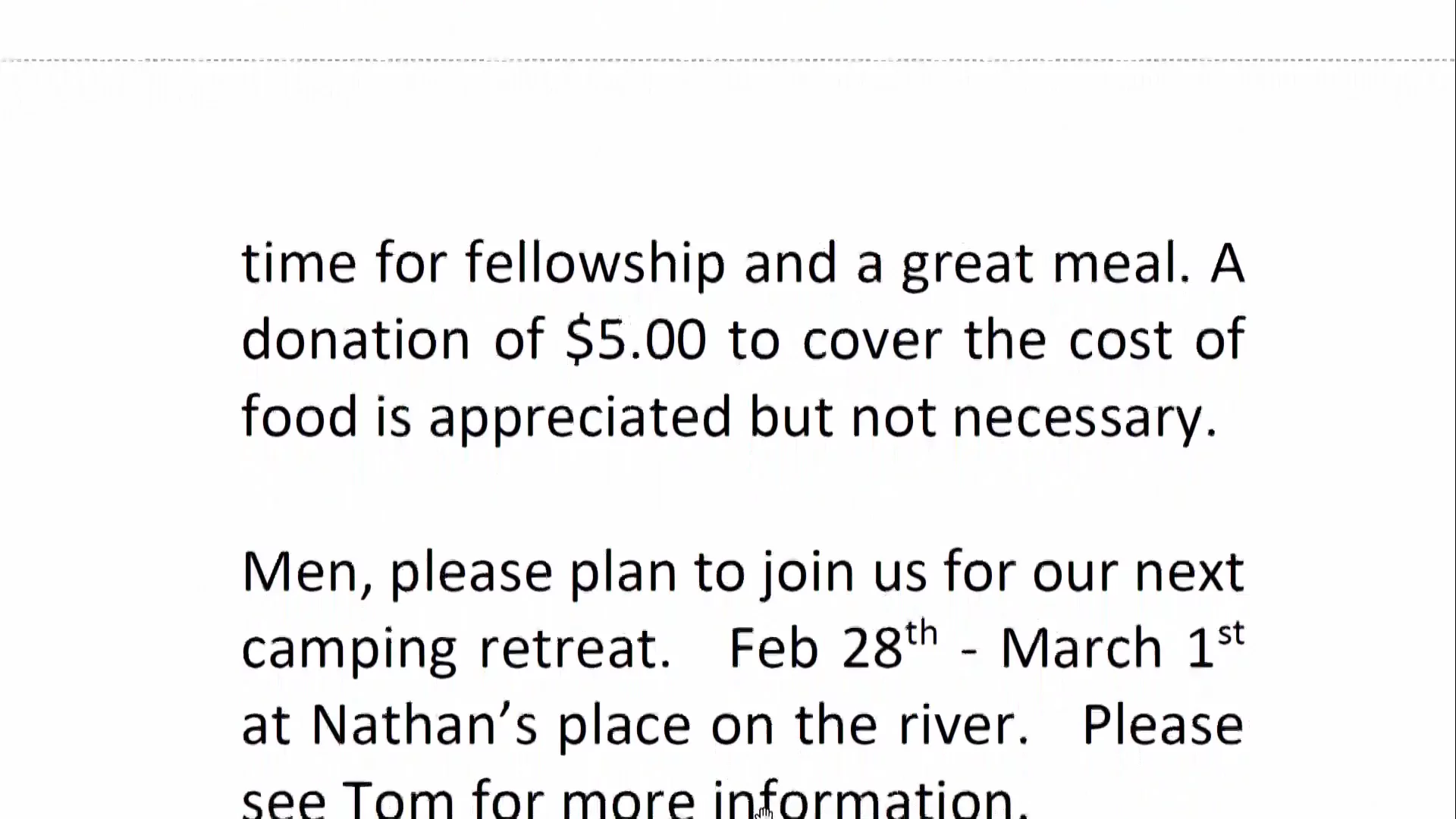 Bethel Service, February 20, 2025